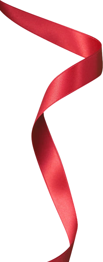 Decorative Red Ribbon
